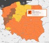 Tekst alternatywny: Ostrzeżenie meteorologiczne - burze