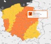 Tekst alternatywny: Ostrzeżenie meteorologiczne - upały