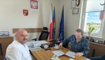 Tekst alternatywny: Ciąg pieszo – jezdny w Szczuplinach 