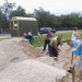 Żabiny: Mieszkańcy rozpoczęli budowę boiska do piłki plażowej