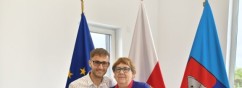 Tekst alternatywny: Wizyta przyjaciół z Gminy Rybno