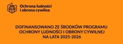 Tekst alternatywny: Program Ochrony Ludności i Obrony Cywilnej na lata 2025-2026