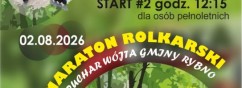 Tekst alternatywny: VIII Półmaraton Rolkarski o Puchar Wójta Gminy Rybno